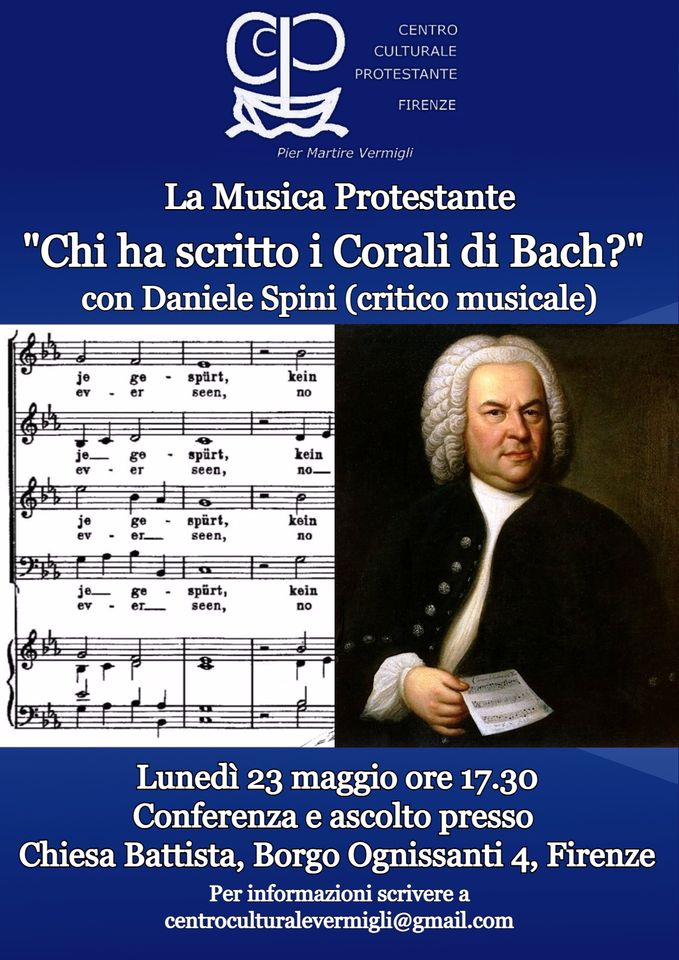 Corali di Bach locandina del 23 maggio 2022
